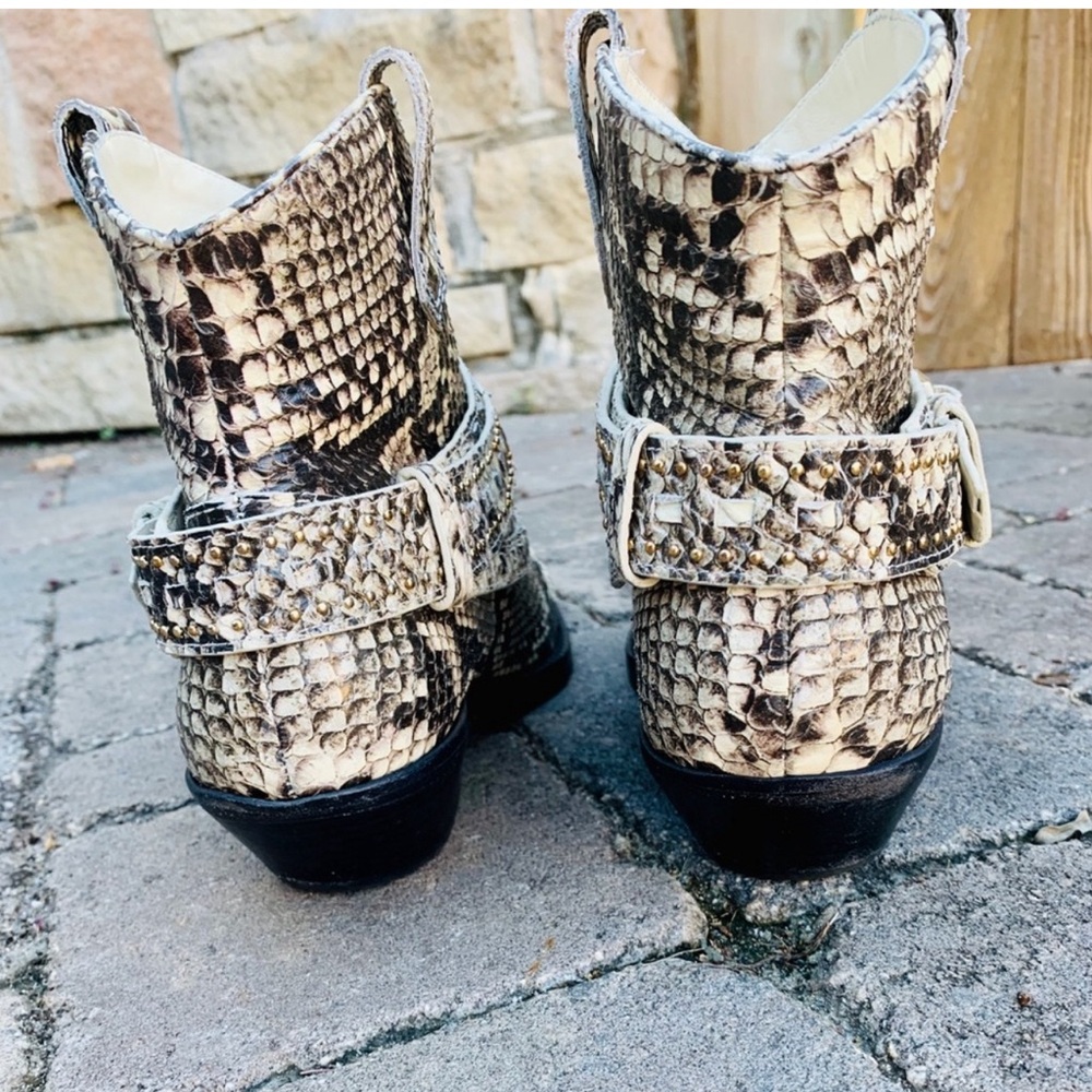 Zimmerman Cowboy Boots - Python Leather - image 6